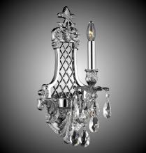  WS9451-A-01G-PI - 1 Light Lattice Small Wall Sconce