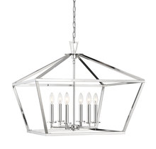  3-325-6-109 - Townsend 6-Light Pendant in Polished Nickel