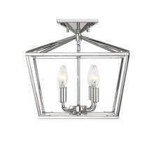  6-328-4-109 - Townsend 4-Light Ceiling Light in Polished Nickel