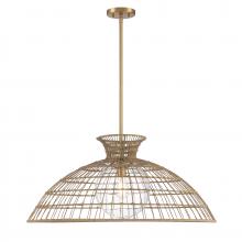  7-6427-1-322 - Lanai 1-Light Pendant in Warm Brass