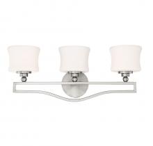  8P-7215-3-SN - Terrell 3-Light Bathroom Vanity Light in Satin Nickel