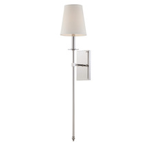  9-7144-1-109 - Monroe 1-Light Wall Sconce in Polished Nickel