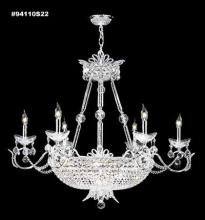  94110GA22 - Princess Chandelier with 6 Lights; Gold Accents Only