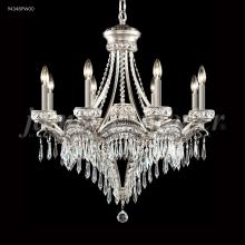  94348PW00 - Dynasty Cast Brass 8 Light Chandelier