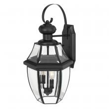  E10033-001 - Westport 20 In 2-Light Matte Black Outdoor Wall Sconce Lamp