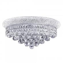  W23018C16 - Empire 3-Light Chrome Finish and Clear Crystal Wall Sconce Light Light 16 in. W x 8 in. H Large