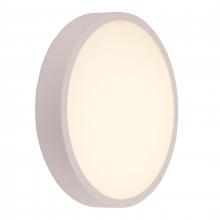  W23566MW9 - Aperture 24-Watt Matte White Finish Integrated LEd Circle Wall Sconce / Ceiling Light 7 in. Dia x 1.