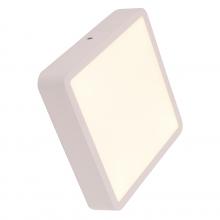  W23567MW6 - Aperture 12-Watt Matte White Finish Integrated LEd Square Wall Sconce / Ceiling Light 6 in. L x 6 in