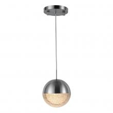  W33880BN5 - Phantasm 2.5-Watt Brushed Nickel Finish Integrated LEd Iced Opal Acrylic Mini Pendant Light 3000K 5 