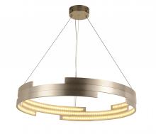  W83470MN32 - Nexus 89-Watt Matte Nickel Finish Integrated LEd Circular Ring Chandelier 3000K 32 in. Dia x 96 in.