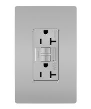  2097TRWRGRYCCD4 - radiant? Spec Grade 20A Weather Resistant Self Test GFCI Receptacle, Gray