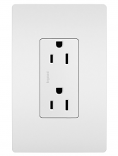 885TRSW - radiant? Self-Grounding Tamper-Resistant Outlet, White