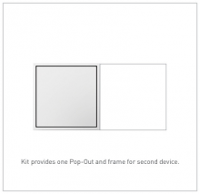  ARPTR152GW2 - adorne? 15A Two-Gang Pop-Out Outlet, White