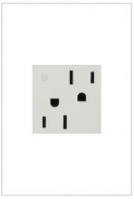  ARCD152W10 - adorne? 15A Tamper-Resistant Dual-Controlled Outlet, White