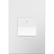  ASPD1532W4WP - adorne? Paddle Switch with Gloss White Wall Plate, White