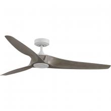  P250069-151 - Manvel Collection 60 in. Three-Blade Cottage White Urban Industrial Ceiling Fan with Full function 6