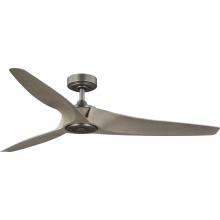  P250069-081 - Manvel Collection 60-Inch Three-Blade DC Motor Transitional Ceiling Fan Antique Wood