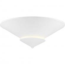  P350270-197 - Pinellas Collection 25 in. Four-Light White Plaster Contemporary Flush Mount