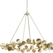  P400360-176 - Laurel Collection Eight-Light Gilded Silver Transitional Chandelier