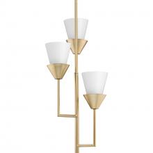  P500445-205 - Pinellas Collection Three-Light Soft Gold Contemporary Pendant