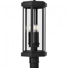  P540104-031 - Ramsey Collection Textured Black Modern Farmhouse Post Outdoor Light