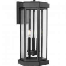  P560339-031 - Ramsey Collection Textured Black Modern Farmhouse Outdoor Large Wall Lantern