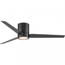  P2588-31M30K - Braden 56" Integrated LED Indoor Matte Black Mid-Century Modern Ceiling Fan with Light Kit and W