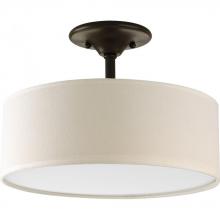  P3939-20 - Inspire Collection Two-Light 13" CFL Semi-Flush Mount