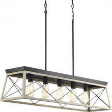  P400048-143 - Briarwood Collection Five-Light Linear Chandelier