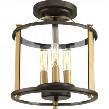  P550011-020 - Squire Collection Three-Light Semi-Flush Convertible