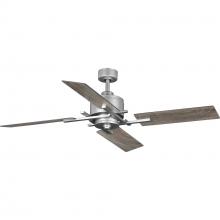  P250024-141 - Bedwin Collection 56" Four-Blade Galvanized Ceiling Fan