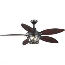  P250034-129-WB - Alfresco Collection 54" Indoor/Outdoor Five-Blade Architectural Bronze Ceiling Fan