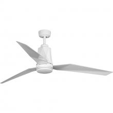  P250038-030-30 - Bixby Collection 60" Indoor/Outdoor Three-Blade White Ceiling Fan