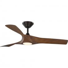 P250060-179-30 - Ryne Collection 52" 3-Blade Woodgrain LED Transitional Indoor/Outdoor DC Ceiling Fan