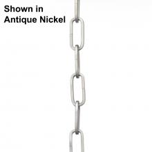  P8755-09 - 48-inch 9-gauge Brushed Nickel Square Profile Accessory Chain