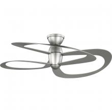  P250063-152 - Willacy Collection 3-Blade Painted Nickel 48-Inch DC Motor Contemporary Ceiling Fan