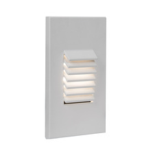  4061-30WT - LED Low Voltage Vertical Louvered Step and Wall Light