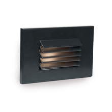  WL-LED120-C-BK - LED Horizontal Louvered Step and Wall Light