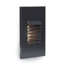  WL-LED220-C-BK - LED Vertical Louvered Step and Wall Light