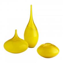  04057 - Moonbeam Vase|Yellow-SM