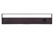  CUC3018-BZ-LED - 18" Under Cabinet LED Light Bar in Bronze (3-in-1 Adjustable Color Temperature)