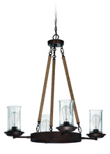  36124-ABZ - 4 Light Up Chandelier