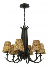  58326-ABZ - Kokomo 6 Light Chandelier in Aged Bronze Brushed