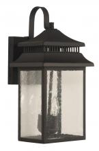  ZA3124-DBG - Crossbend 3 Light Large Outdoor Wall Lantern in Dark Bronze Gilded