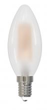  9688 - 3.74" M.O.L. Frost LED C11, E12, 4.5W, Non-Dimmable, 3000K