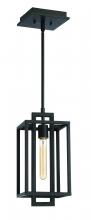  41591-ABZ - Cubic 1 Light Pendant in Aged Bronze Brushed