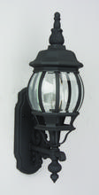  Z320-TB - French Style 1 Light Small Outdoor Wall Lantern in Textured Black