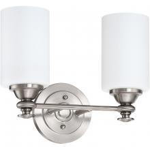  49802-BNK - Dardyn 2 Light Vanity in Brushed Polished Nickel