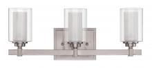  16720BNK3 - Celeste 3 Light Vanity in Brushed Polished Nickel