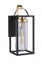  ZA4824-MNSB - Neo 1 Light Large Outdoor Wall Lantern in Midnight/Satin Brass